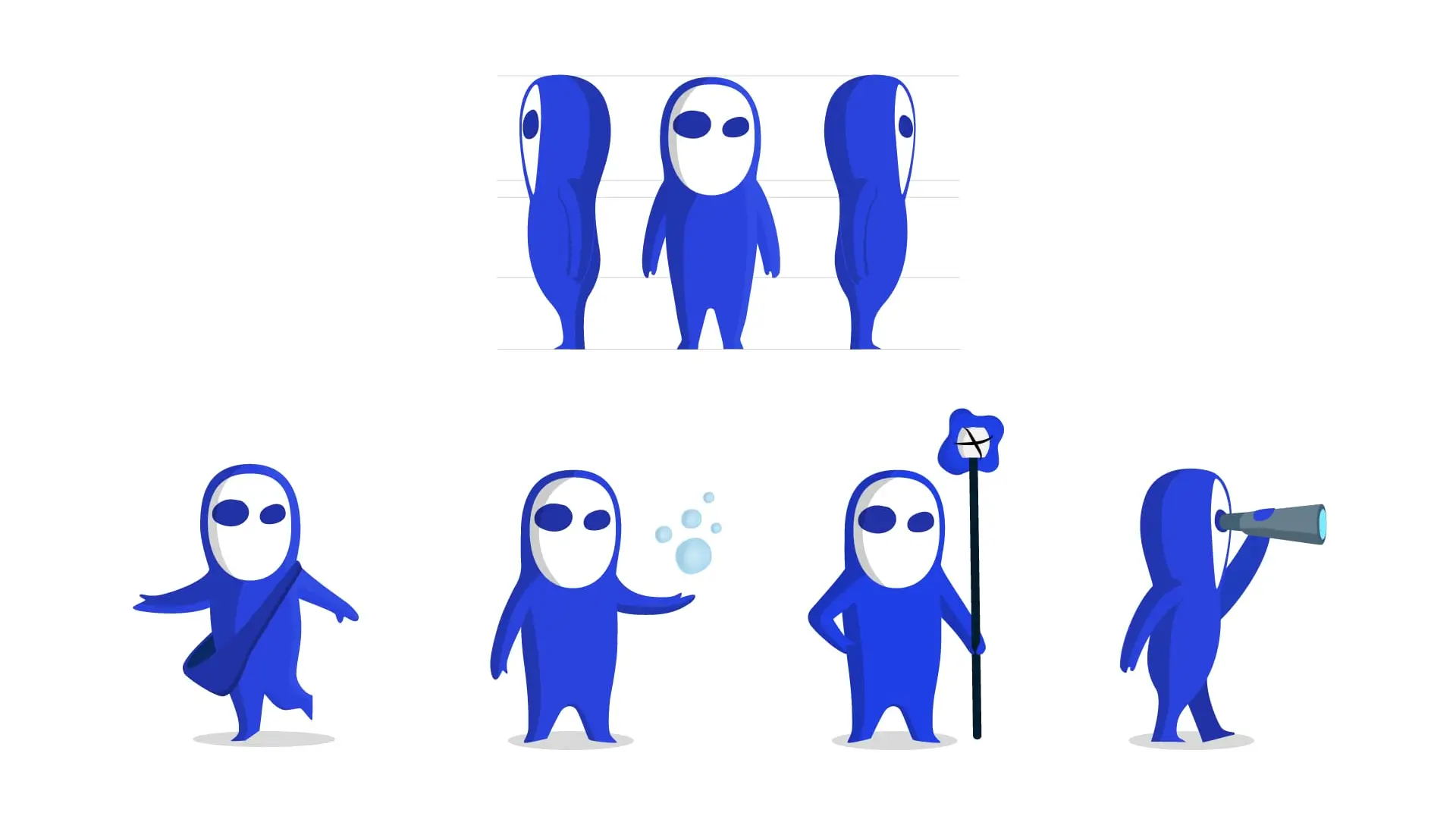 ZEW character illustrations